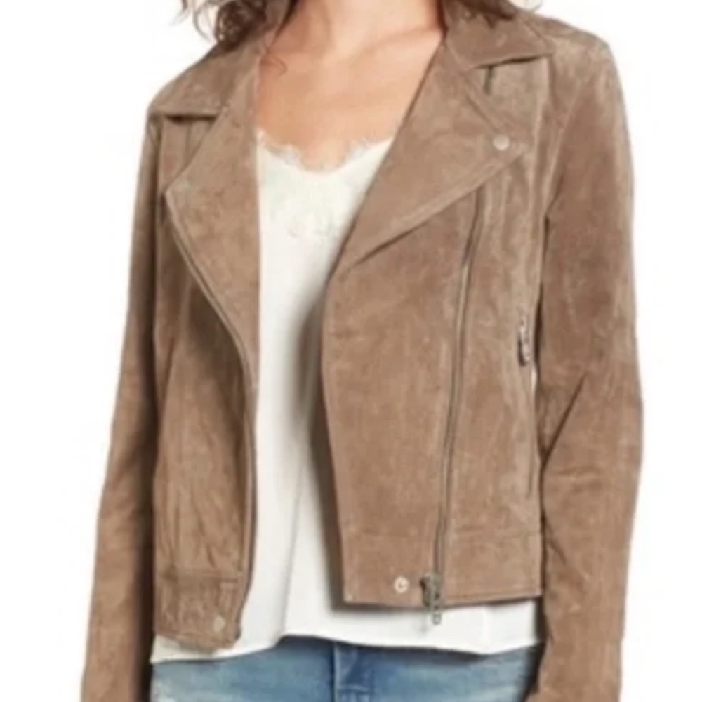 Blank NYC Suede Moto Jacket